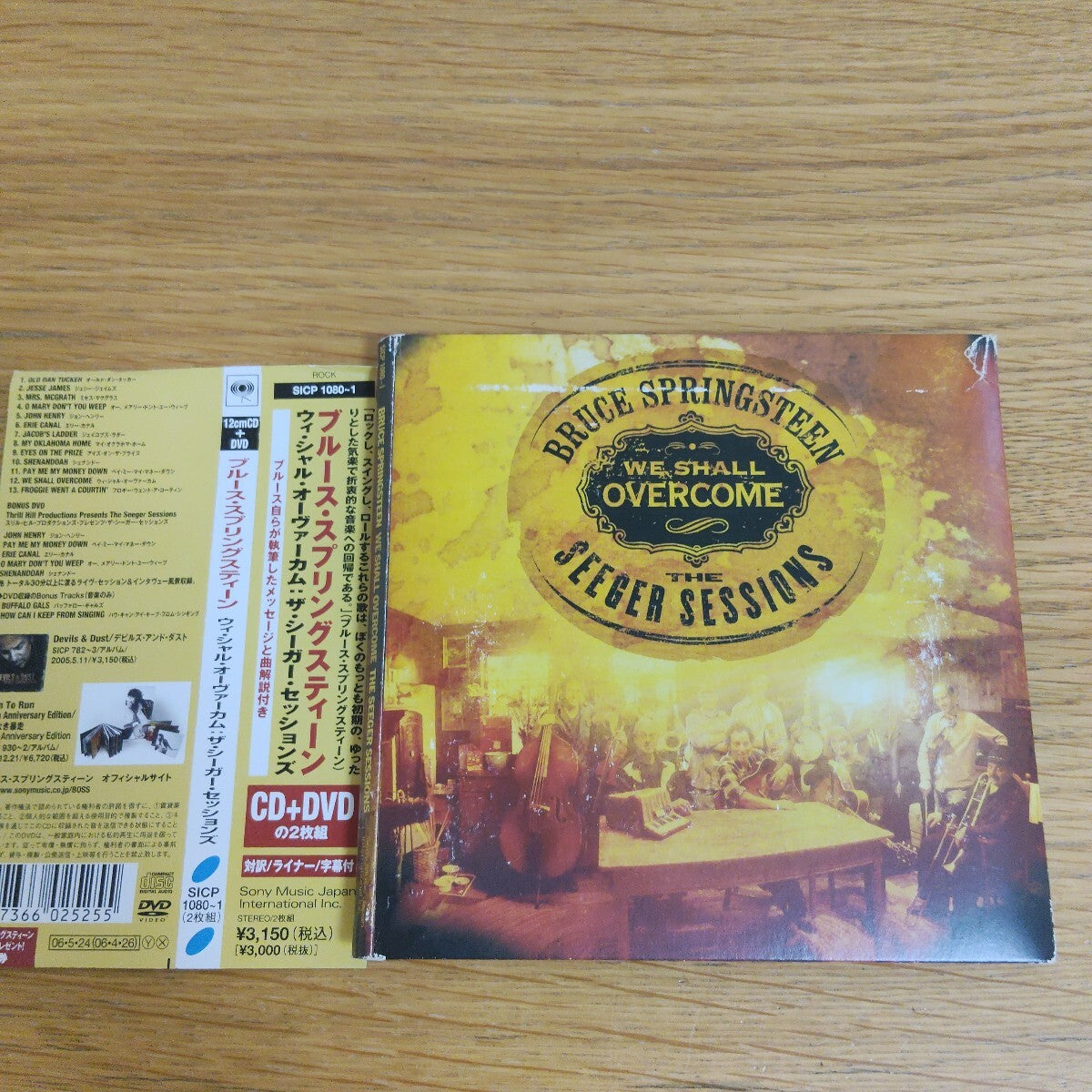Bruce Springsteen We Shall Overcome Seeger Sessions CD+DVD Limited Edition Used | Japansoundstore