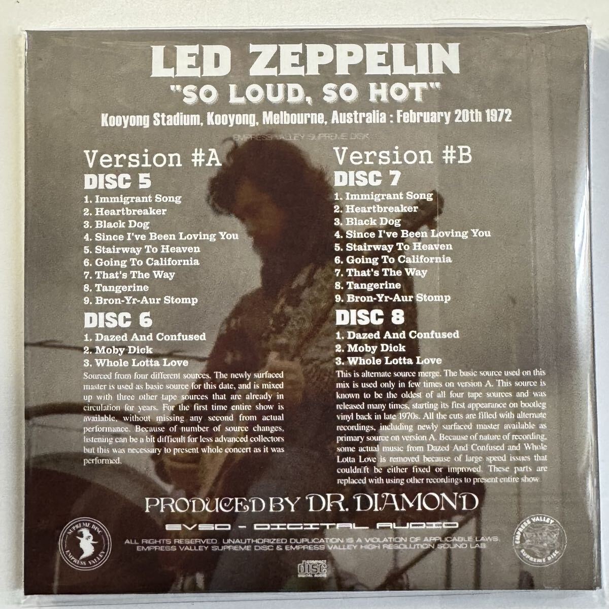 Led Zeppelin Thunder Down Under 20CD Box Set Limited Reproduction | Japansoundstore