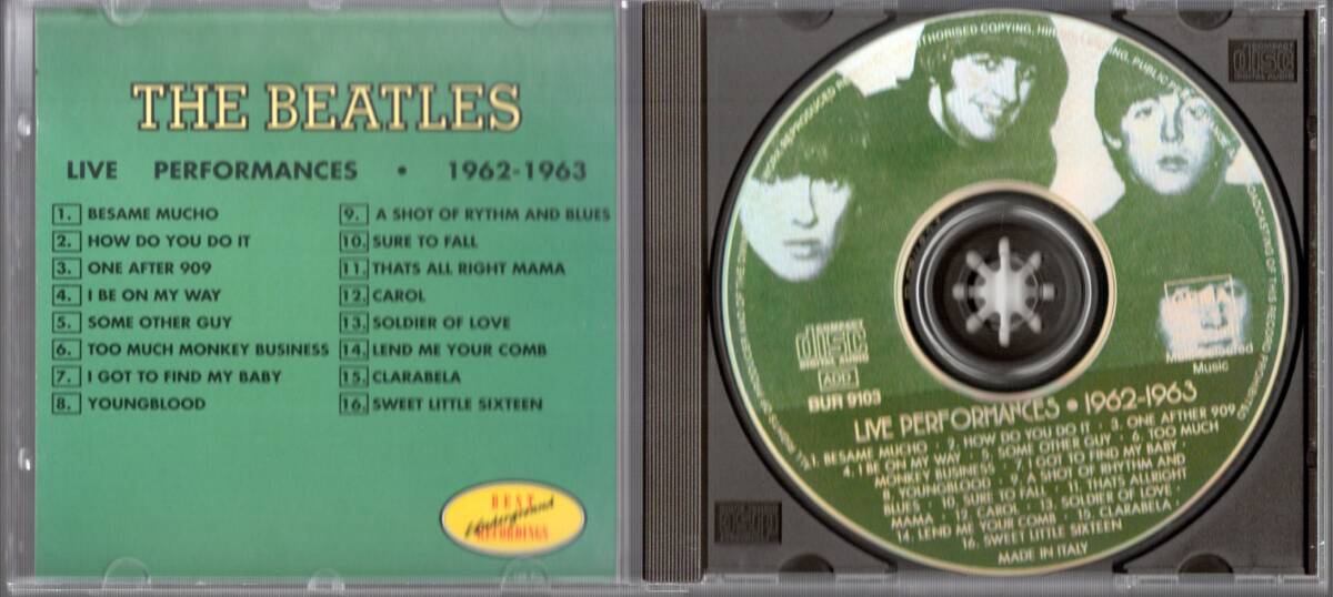 Beatles 4CD Live Performances 1962-64 Japan & Italy Vintage Used | Japansoundstore