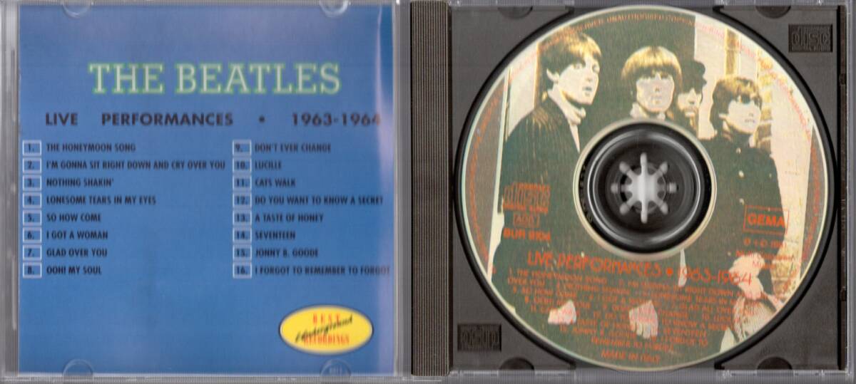 Beatles 4CD Live Performances 1962-64 Japan & Italy Vintage Used | Japansoundstore