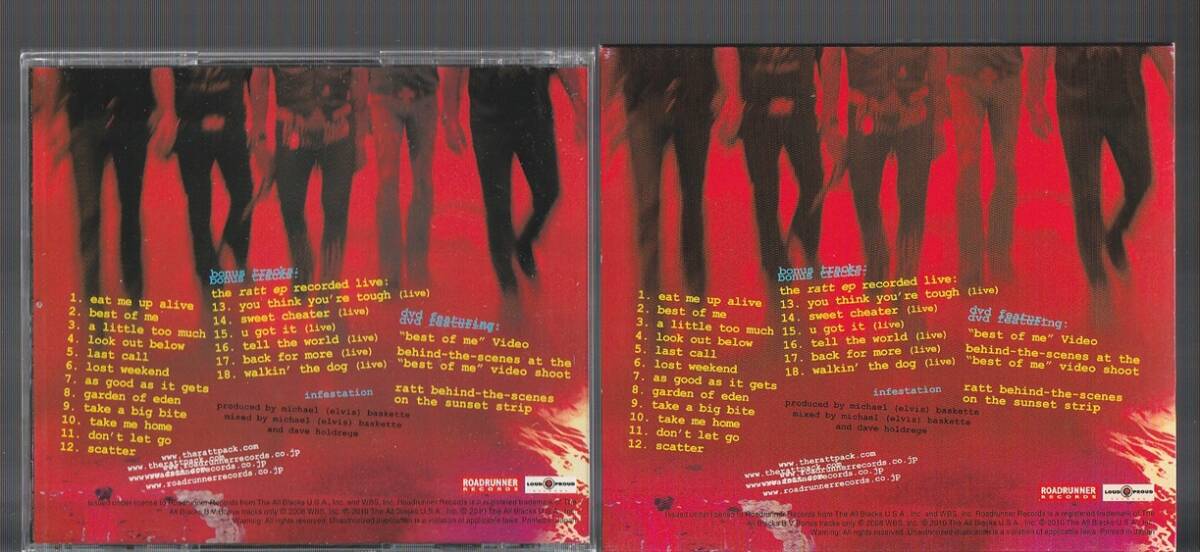 Limited Edition RATT INFESTATION RRCY-29224/5 CD+DVD with obi, Used | Japansoundstore