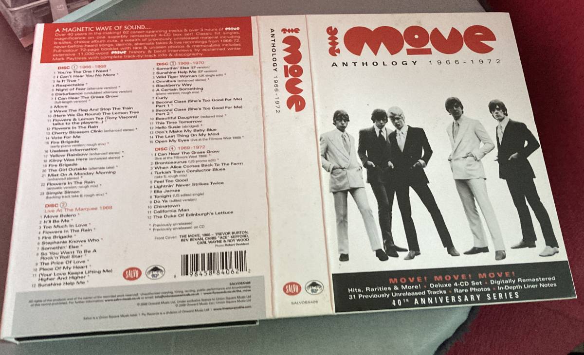The Move Anthology 1966-1972 4CD Import Limited Edition Used | Japansoundstore