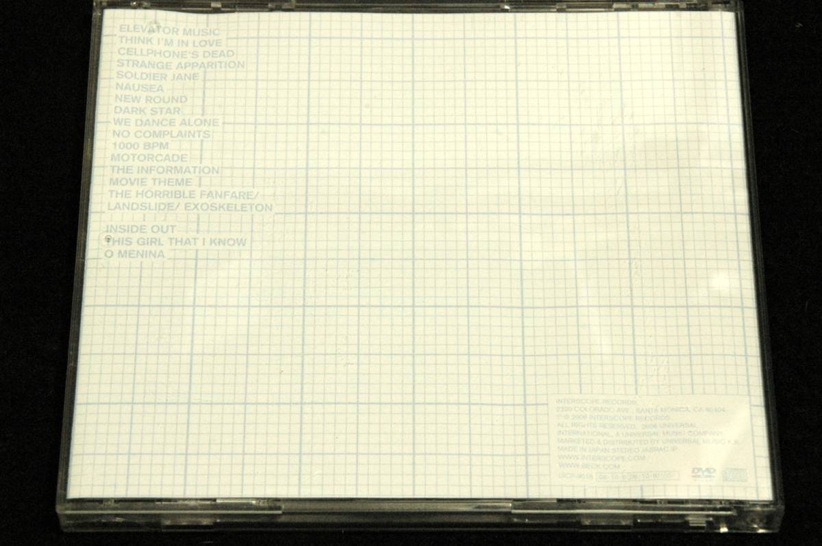 Beck The Information CD+DVD Limited Unused Obi Sticker 2006 | Japansoundstore