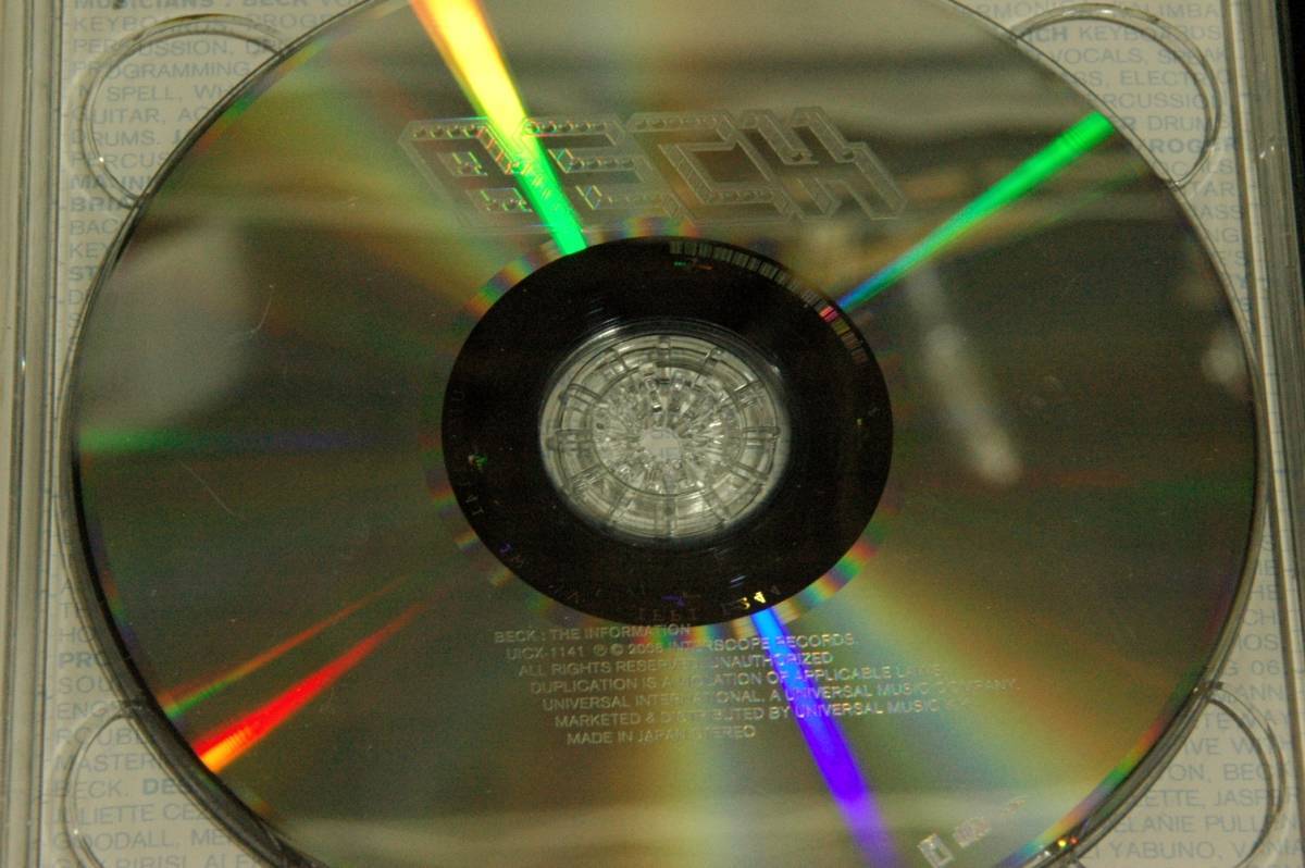 Beck The Information CD+DVD Limited Unused Obi Sticker 2006 | Japansoundstore