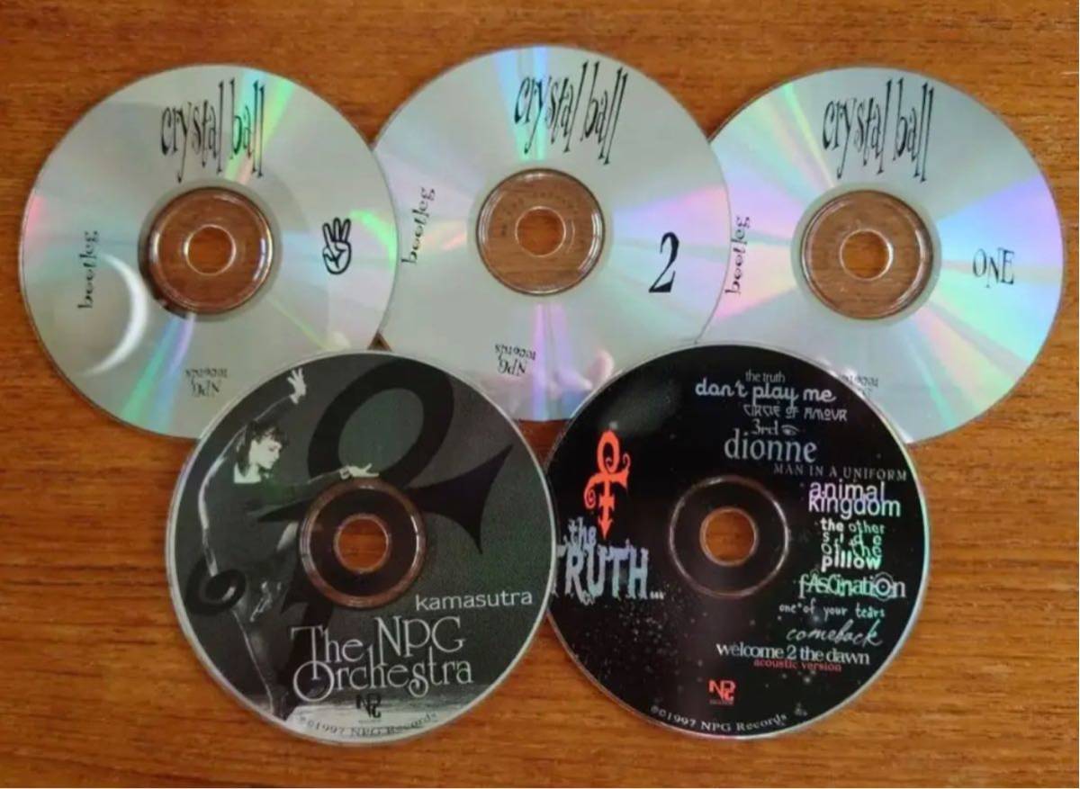 Prince Crystal Ball 5CD Limited Edition Transparent Case Rare Official | Japansoundstore