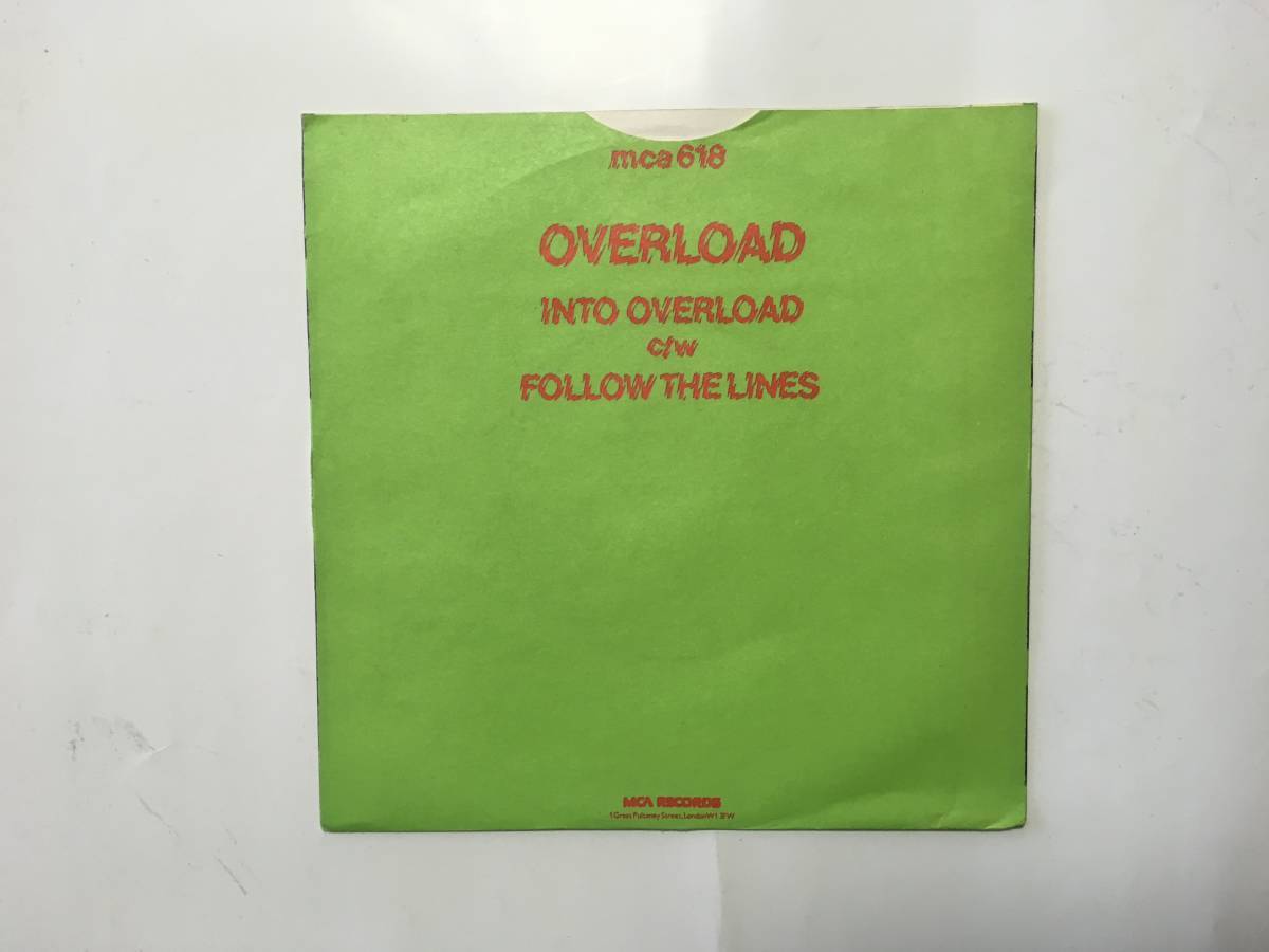 Overload UK Edition Vinyl Record Collectible Used | Japansoundstore