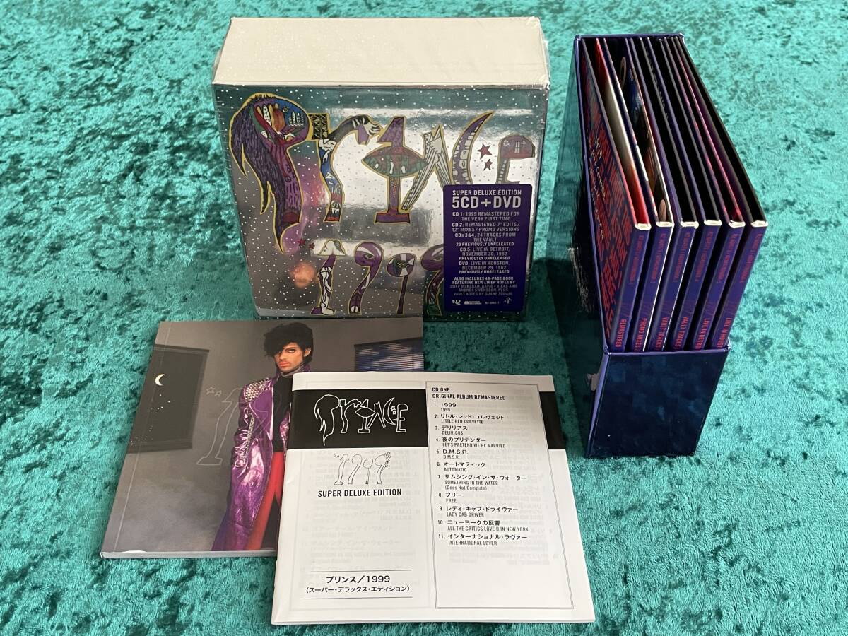 Prince Limited 5CD+DVD Box Set with Obi, Japanese Edition, Super Deluxe 1999 | Japansoundstore