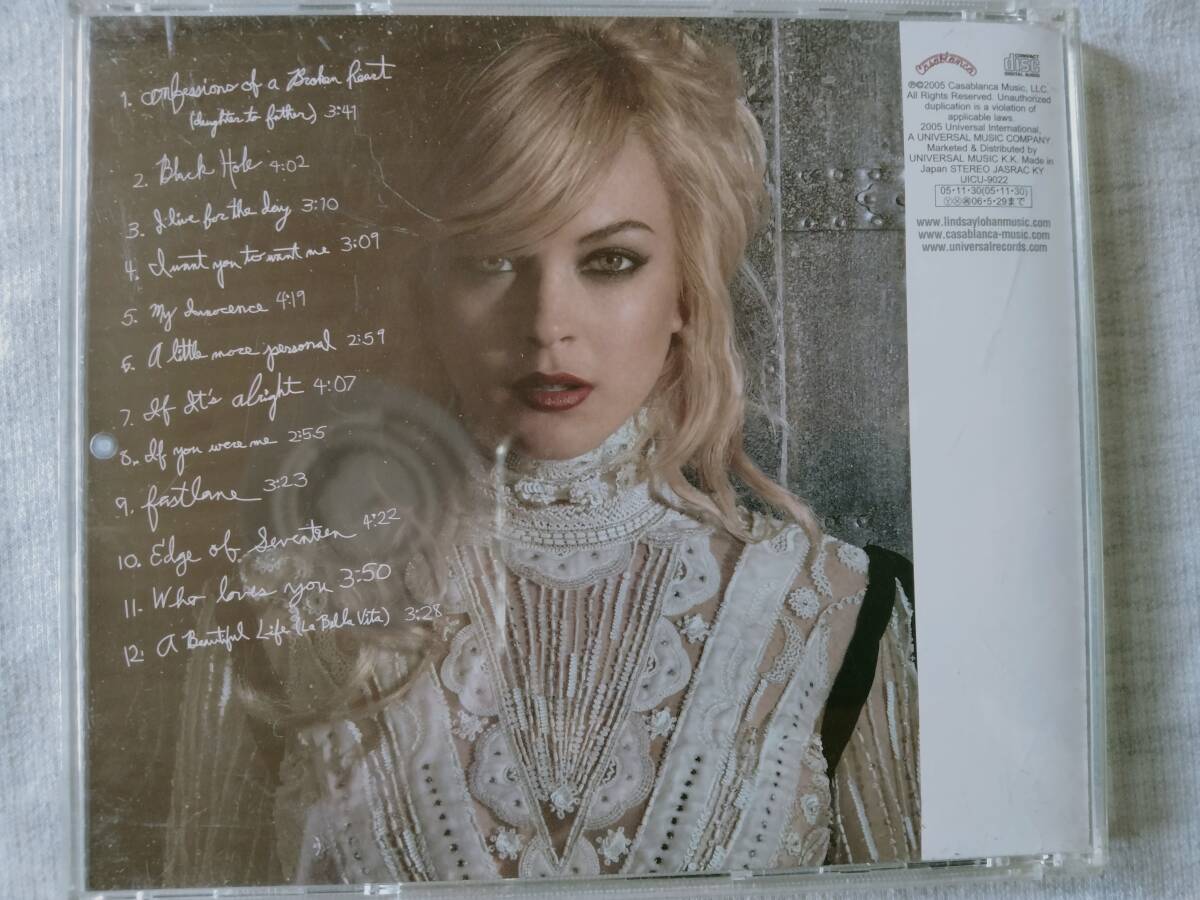 Lindsay Lohan Little More Personal Japanese Edition bonus track Used Album | Japansoundstore