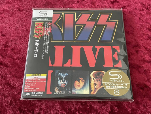 KISS Alive II Paper Jacket 2SHM-CD Japan Limited Used With Obi | Japansoundstore