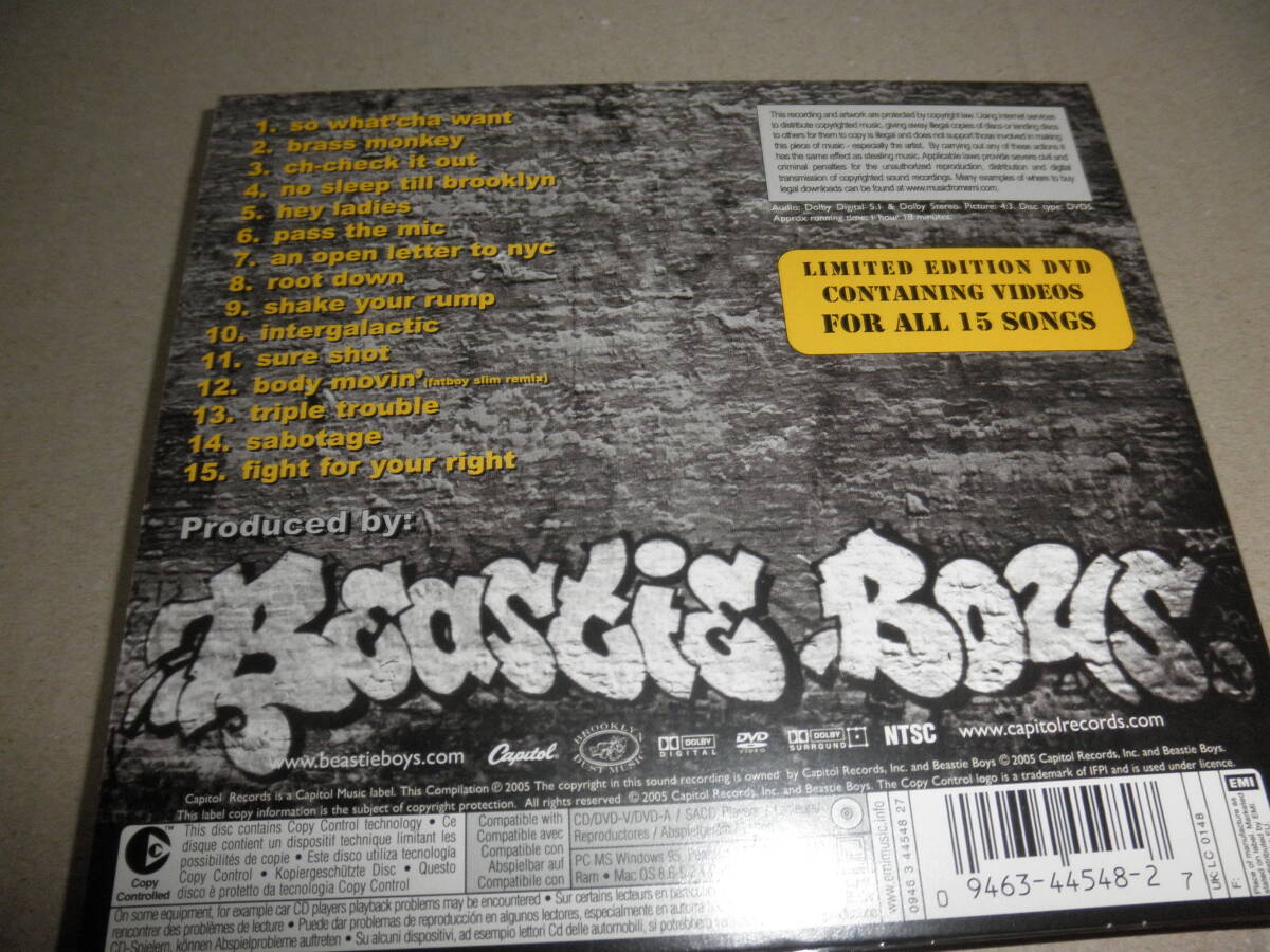 Beastie Boys Limited Edition CD+DVD SOLID GOLD HITS EU/EMI, Bonus DVD, Used | Japansoundstore