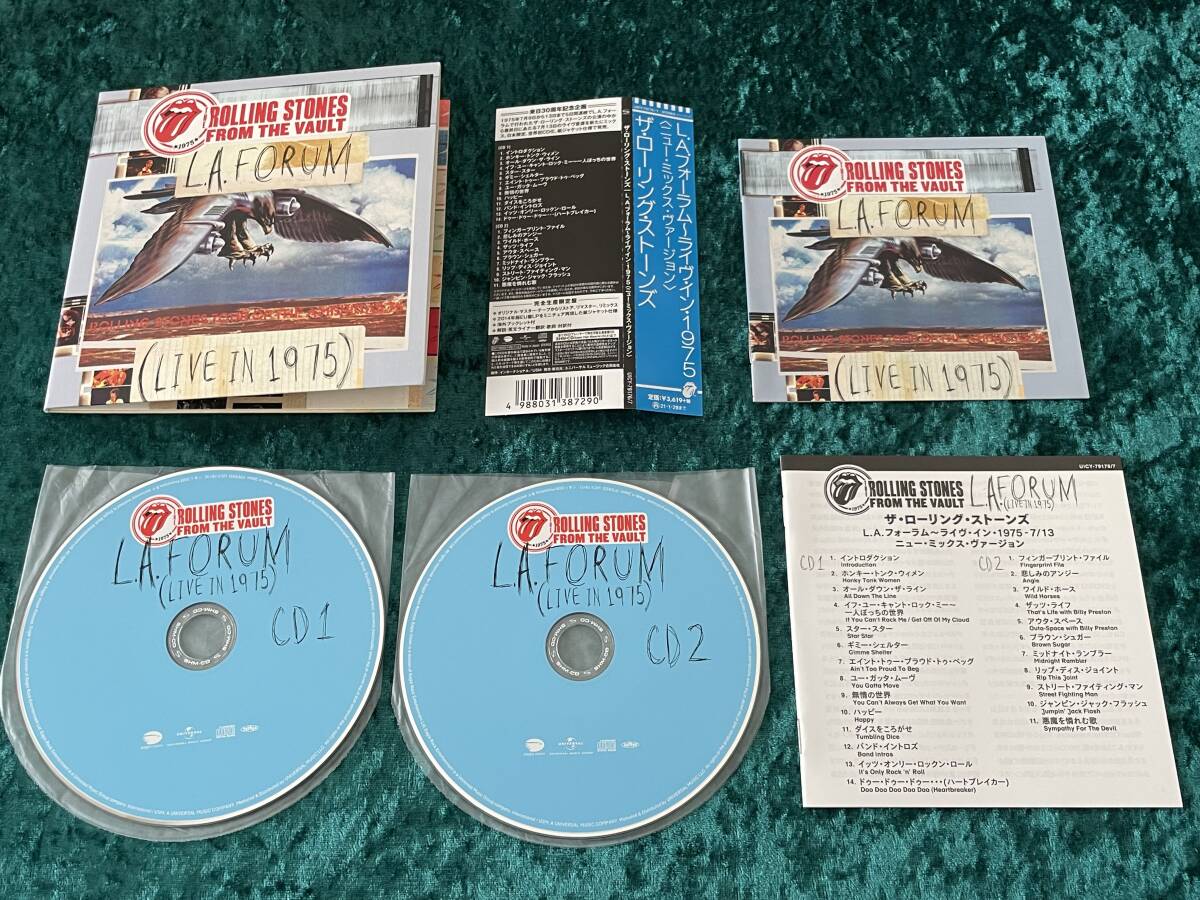 The Rolling Stones Live 1975 L.A. Forum SHM-CD 2CD Paper Jacket Limited Edition | Japansoundstore