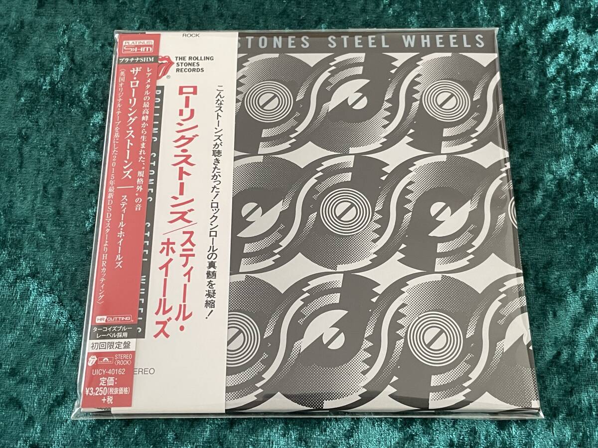 The Rolling Stones Steel Wheels Japan Limited Paper Sleeve Platinum SHM-CD Used | Japansoundstore