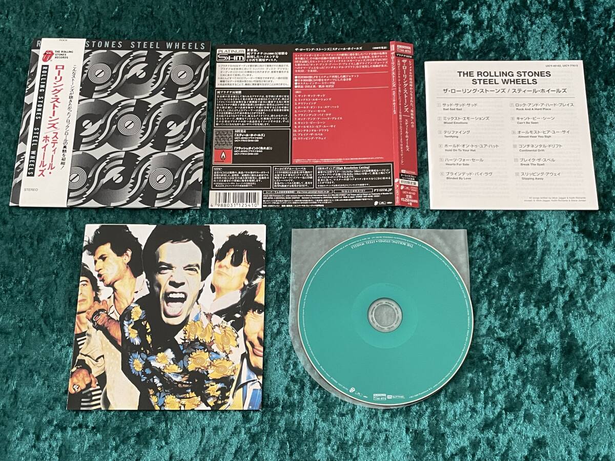 The Rolling Stones Steel Wheels Japan Limited Paper Sleeve Platinum SHM-CD Used | Japansoundstore