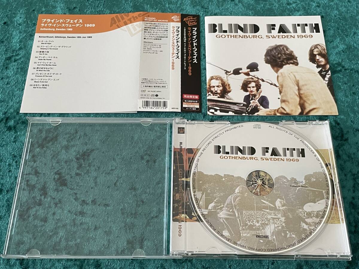 Blind Faith Live in Sweden 1969 CD Limited Edition with Obi Used | Japansoundstore