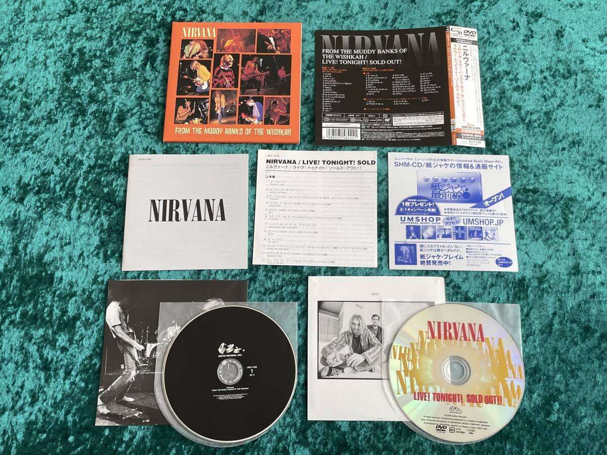Nirvana Live"From the Muddy Banks of the Wishkah" SHM-CD DVD Japanese Limited Us | Japansoundstore