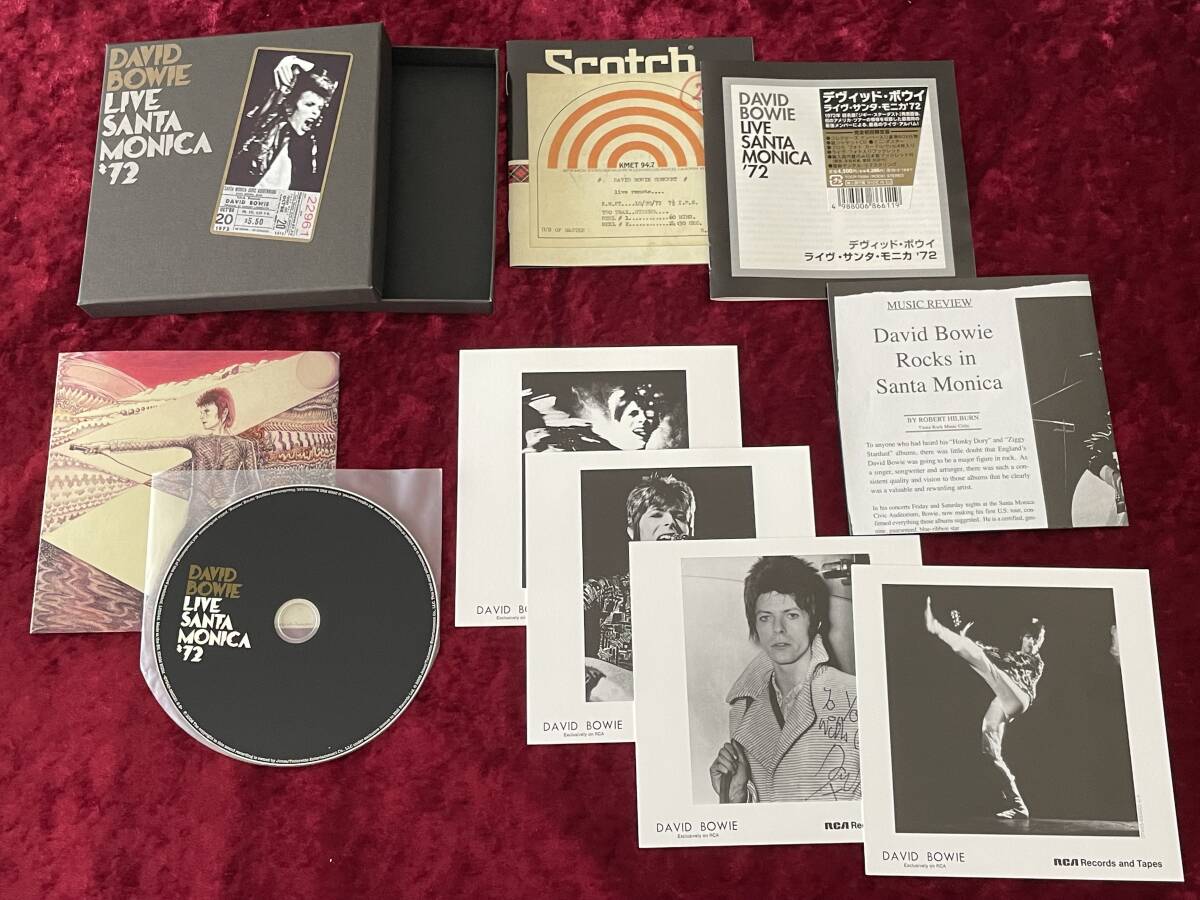 David Bowie Live Santa Monica '72 CD Box Set Limited Edition Japan Import Used | Japansoundstore