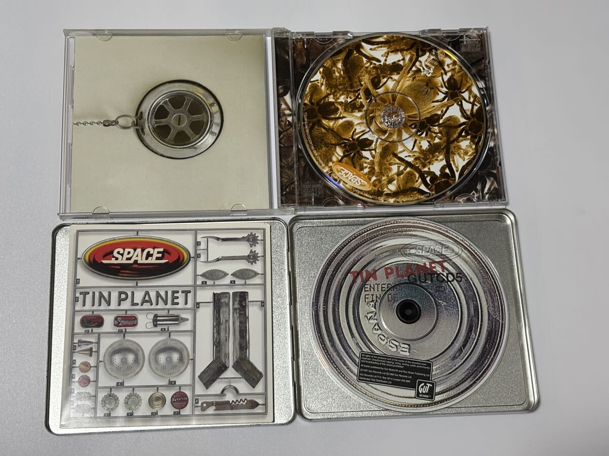 Space Space 2CD Set Spiders Tin Planet Limited Can Case UK Rock Used | Japansoundstore