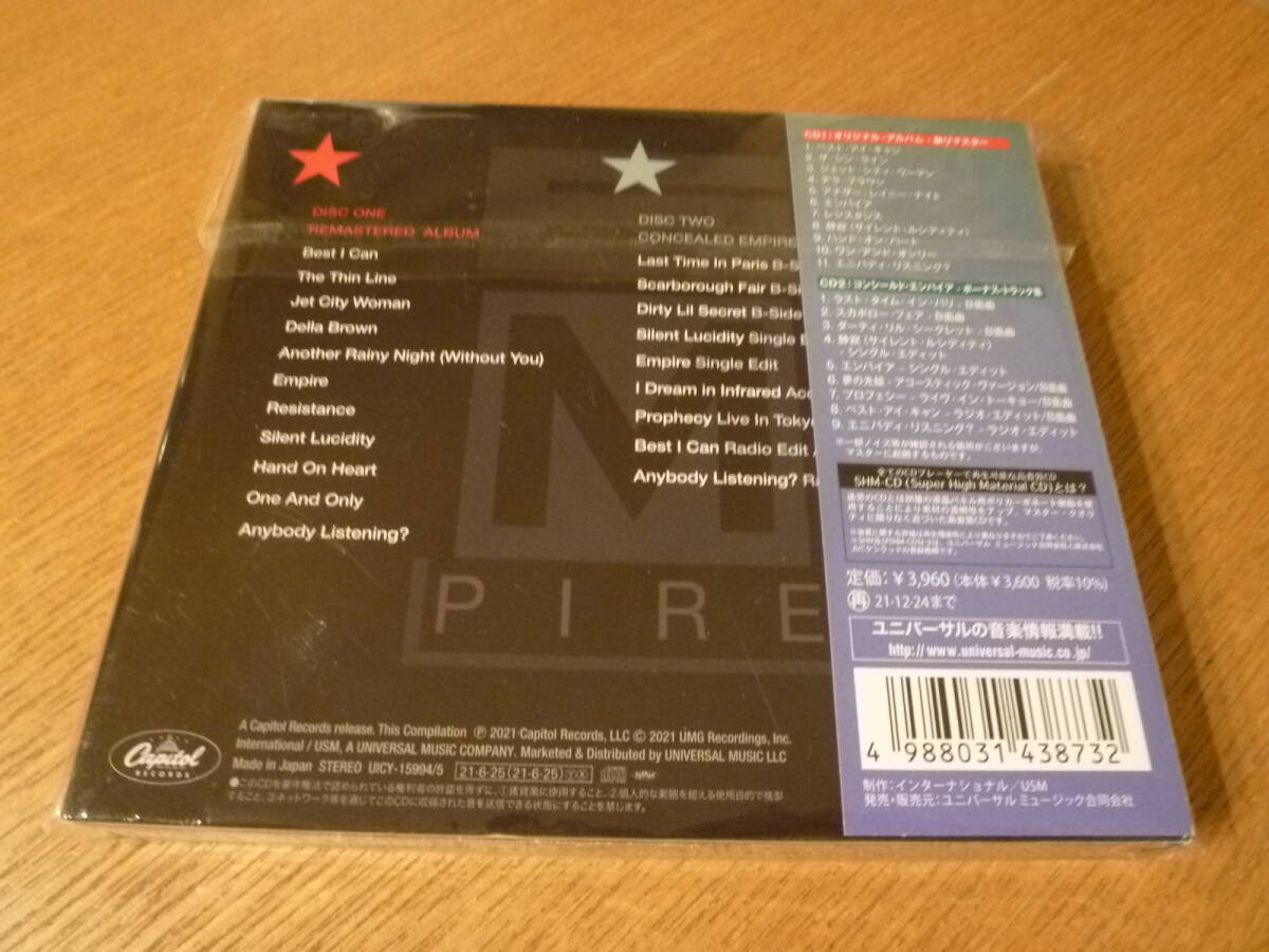 Queensryche Empire 2CD Remaster SHM-CD Used 2021 Edition | Japansoundstore