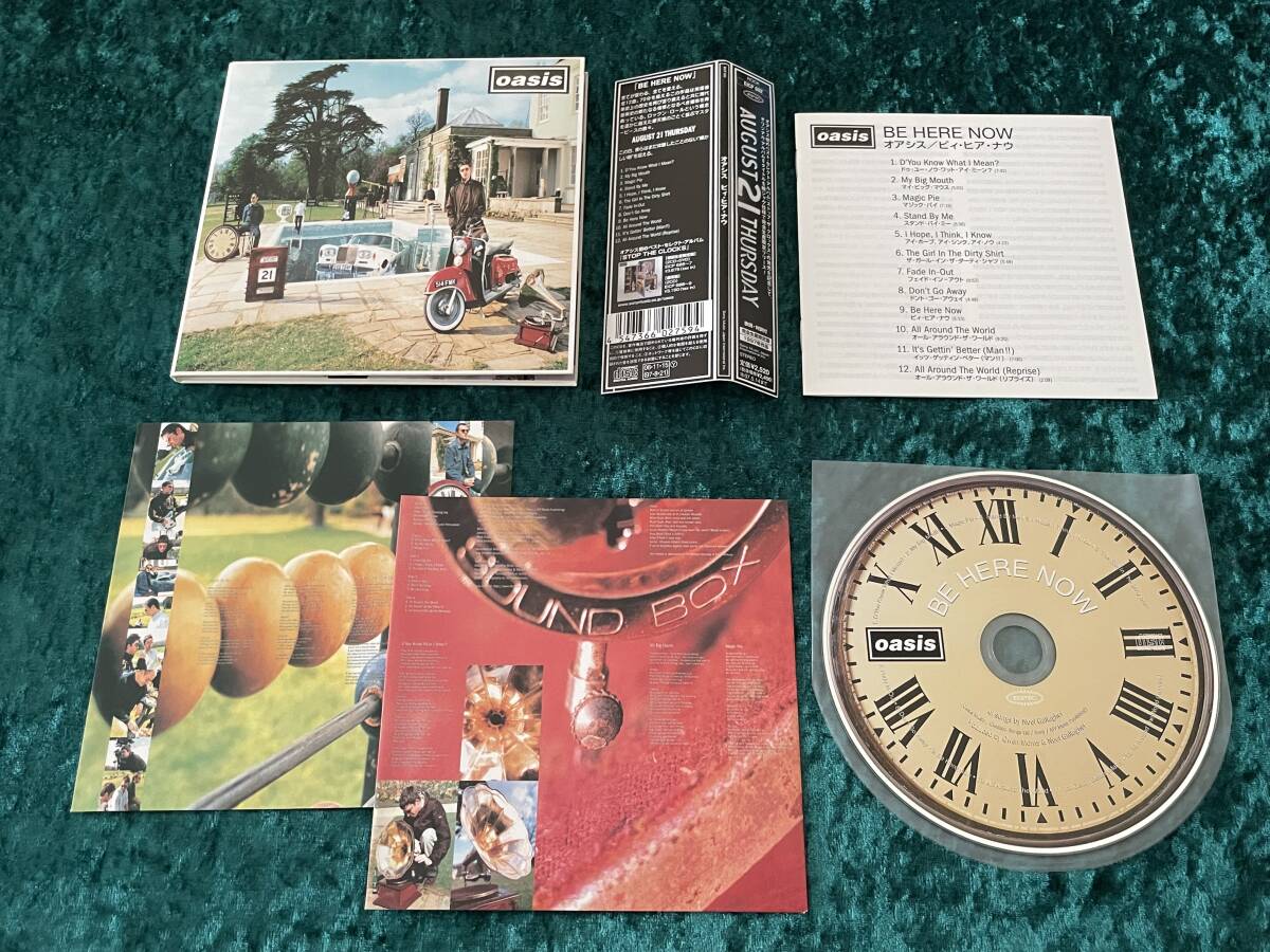 OASIS Be Here Now Japanese Limited Paper Jacket CD with Obi Used | Japansoundstore