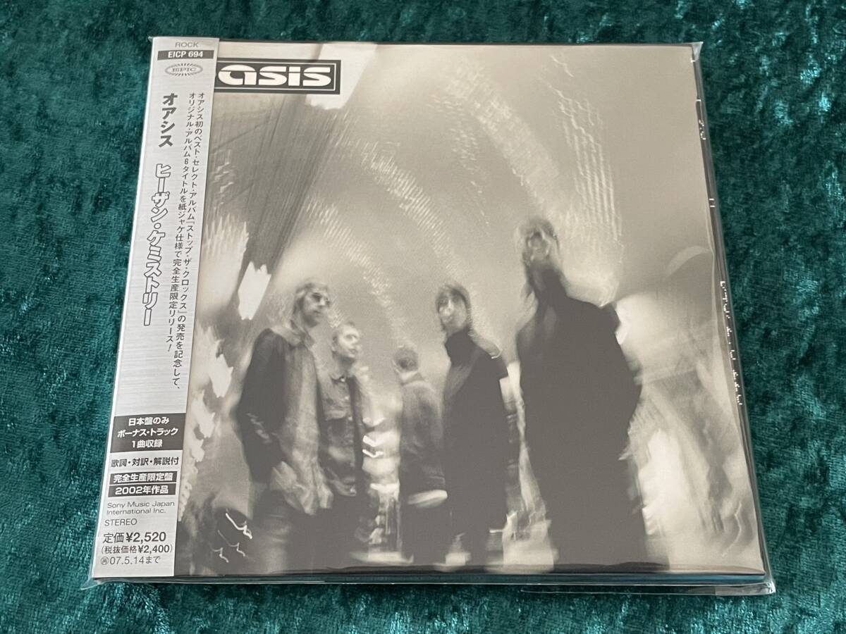 OASIS Heathen Chemistry Japanese Limited CD Paper Jacket Obi Bonus Track Used | Japansoundstore