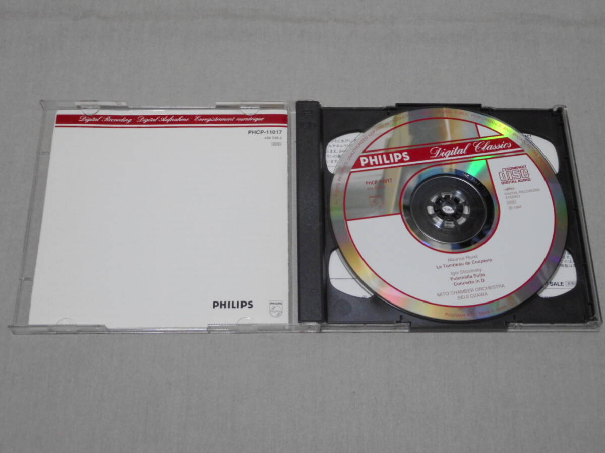 Seiji Ozawa Mito Chamber Orchestra Ravel Couperin Pulcinella Suite 2CD Used | Japansoundstore