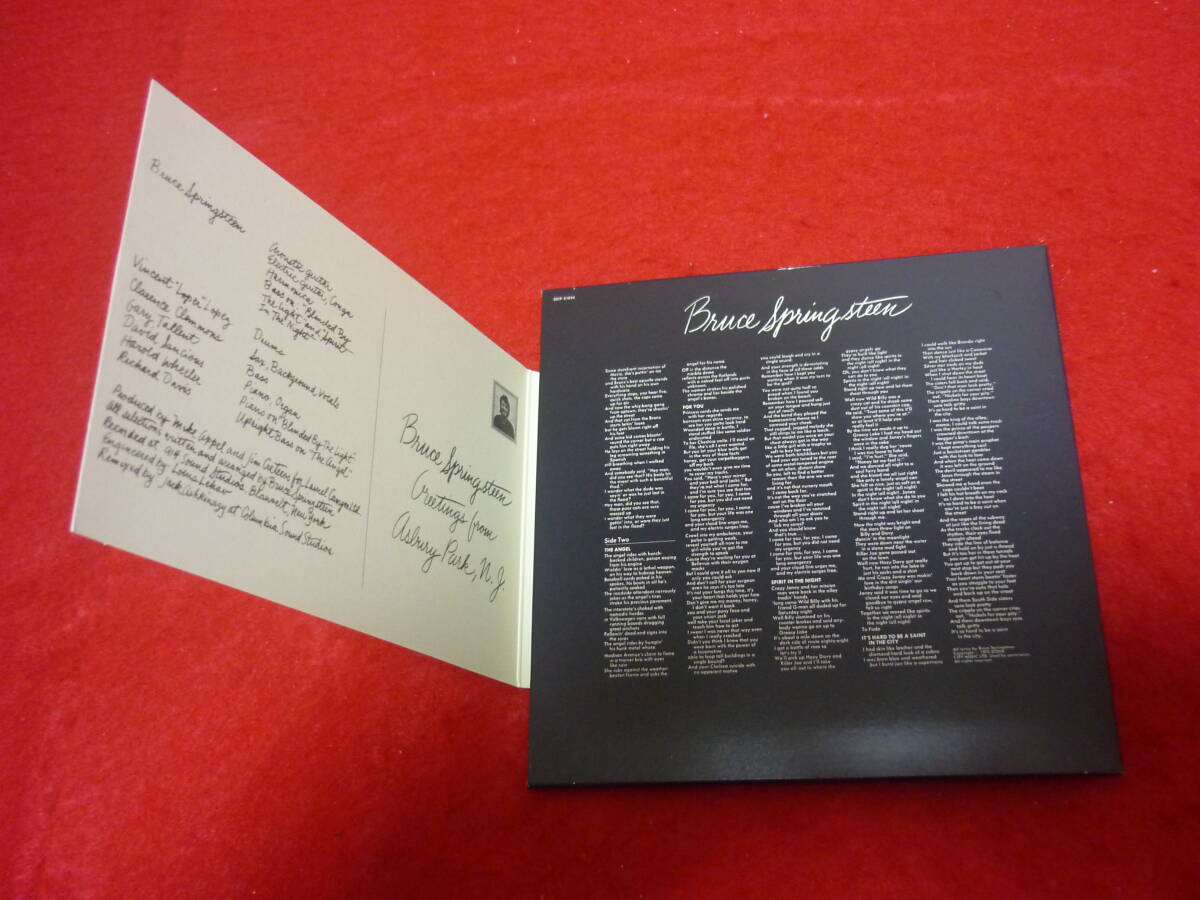 Bruce Springsteen Greetings from Asbury Park NM 2023 Paper Jacket Used | Japansoundstore