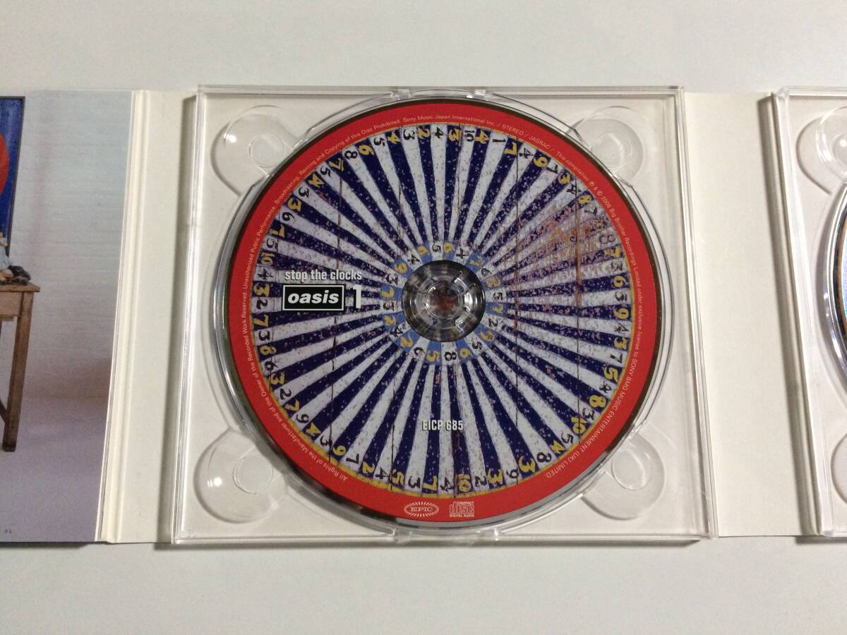OASIS Stop The Clocks 2CD+DVD First Limited Edition Used Free Shipping | Japansoundstore