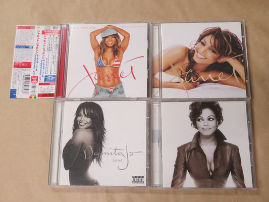 Janet Jackson CD Set Damita Jo, Design of a Decade, All for You Limited Edition | Japansoundstore