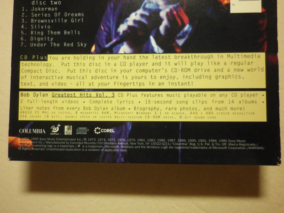 Bob Dylan Greatest Hits Vol 3 3CD Import CD-ROM Tangled Up In Blue Used | Japansoundstore