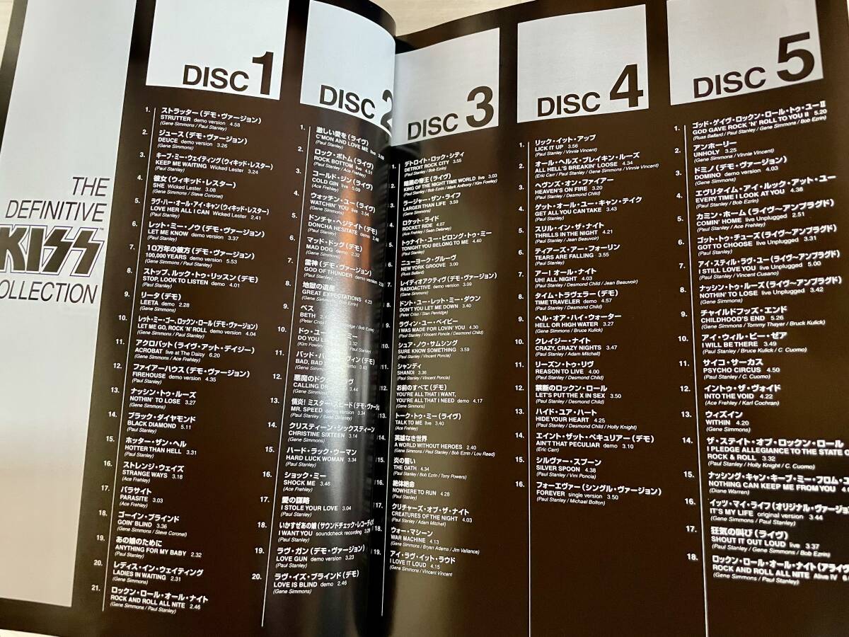 KISS Limited Edition CD Box Set THE DEFINITIVE COLLECTION 95 Songs /Good | Japansoundstore