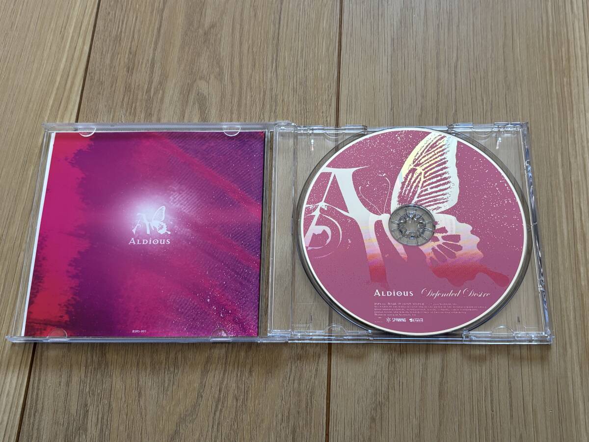 ALDIOUS Defended Desire CD with Autographed Photo Limited Out of Print Good Cond | Japansoundstore