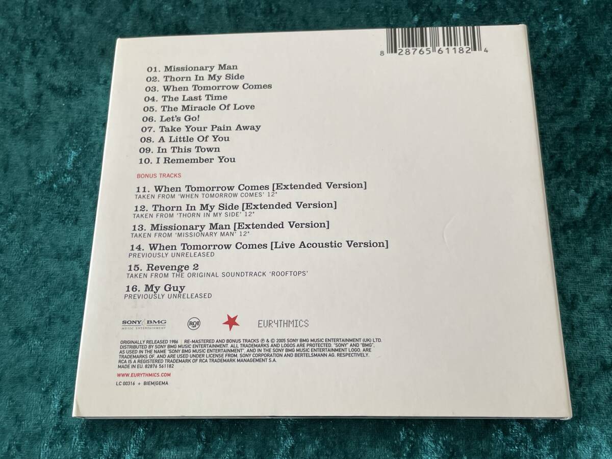 Eurythmics Revenge Limited Digipak CD Japan Bonus Track Used | Japansoundstore
