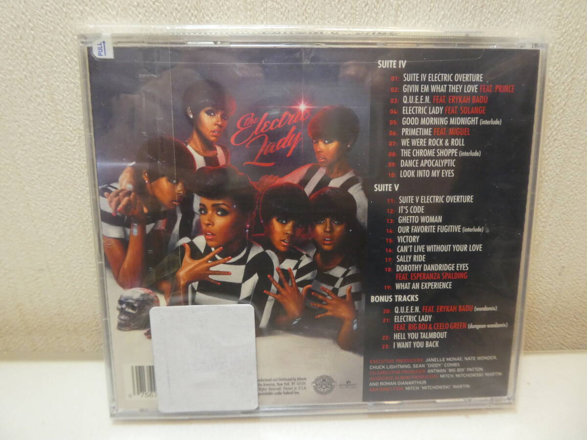 Janelle Monae Electric Lady US Target Limited CD Sealed Unopened Erica Badhu Bon | Japansoundstore