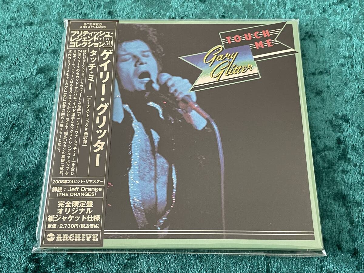 GARY GLITTER Touch Me Japanese Limited CD Paper Jacket with Obi Remastered Used | Japansoundstore
