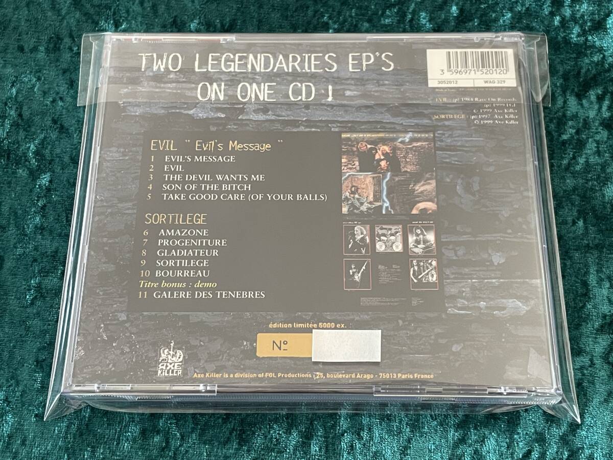 Evil Sortilege Numbered Limited CD 2-Disc Legend Set Used 5000 Copies | Japansoundstore