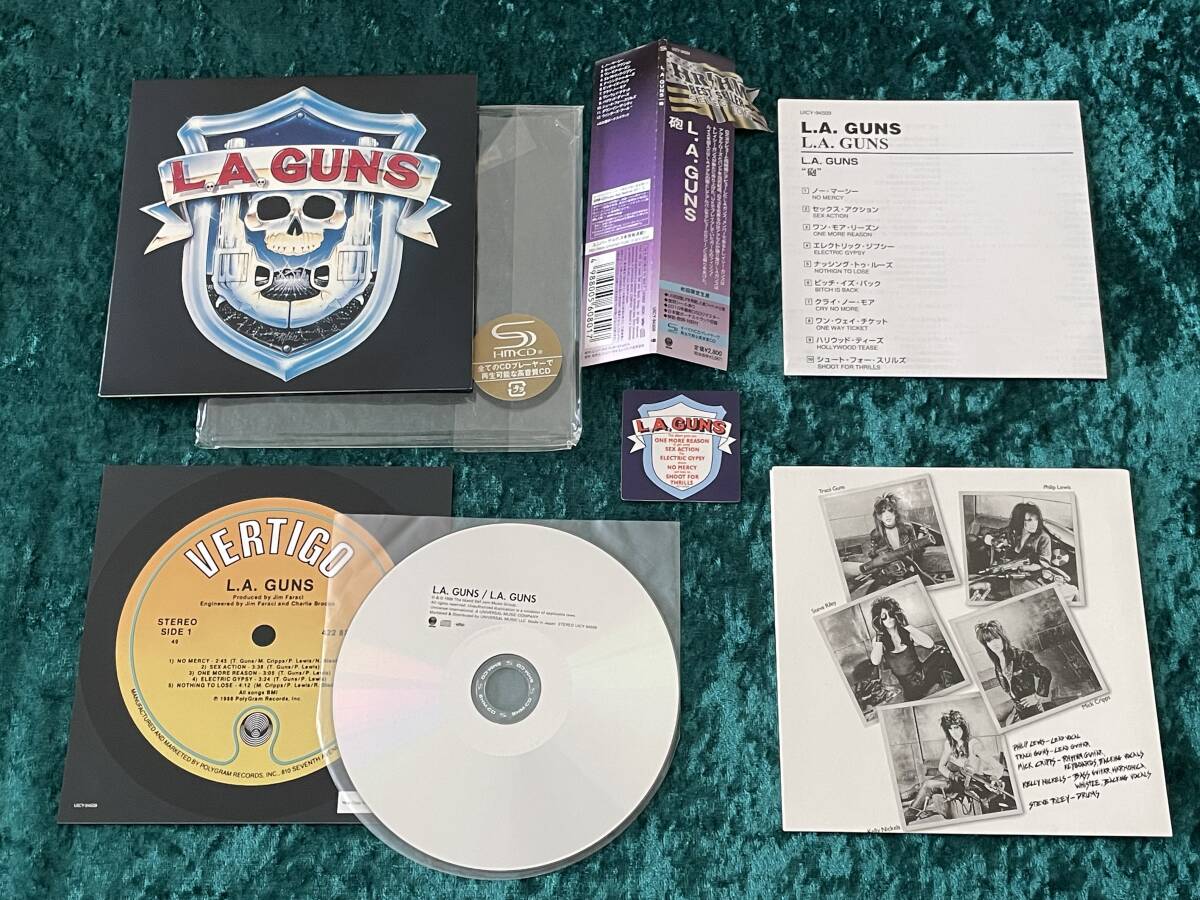 L.A. Guns Paper Jacket SHM-CD First Limited Japan Remastered With Obi | Japansoundstore