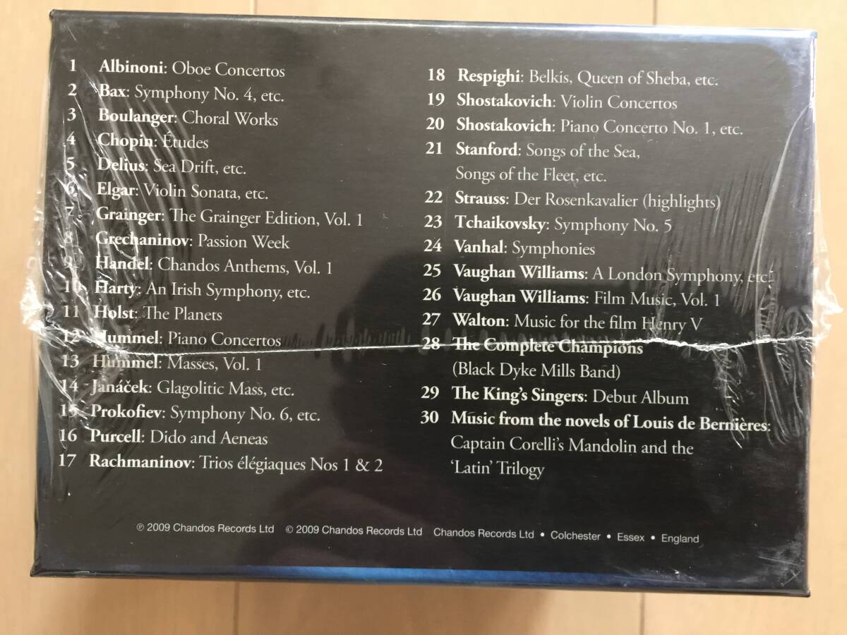 Chandos 30th Anniv. Box Set 30 CDs Unopened Limited Edition ANNI0030, Used | Japansoundstore