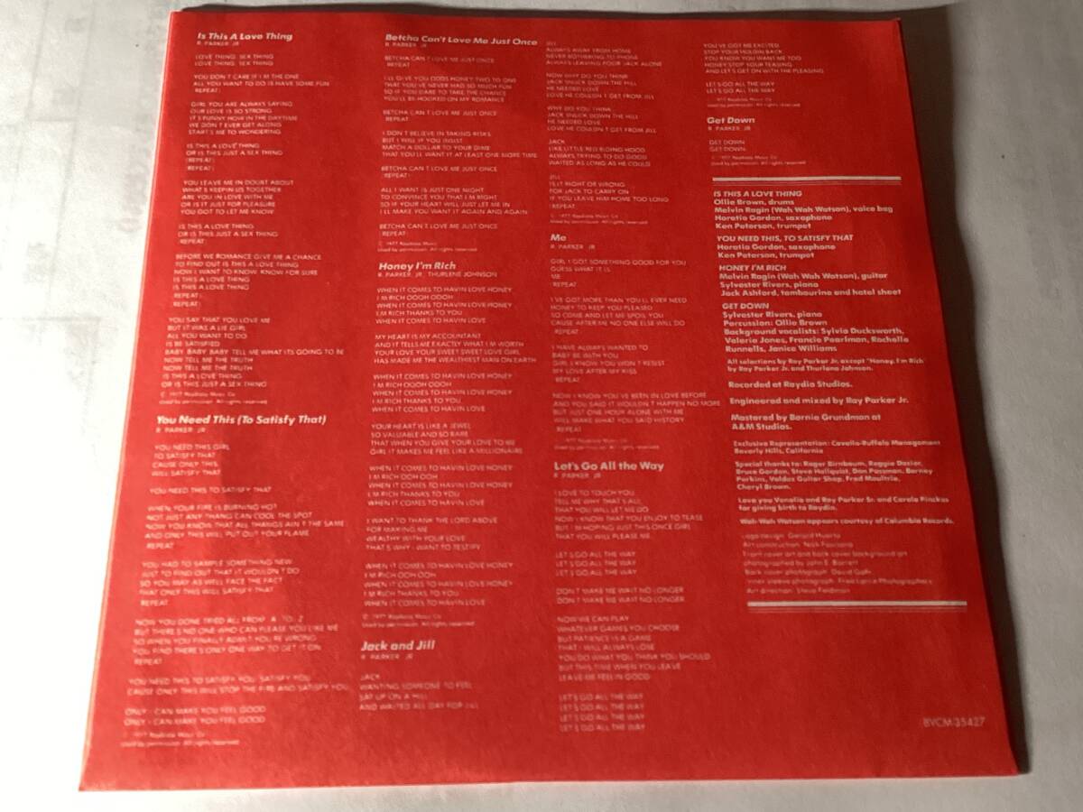 Limited Out of Print Ray Parker Jr & Raydio CD Remastered AOR Disco Jack & Jill | Japansoundstore