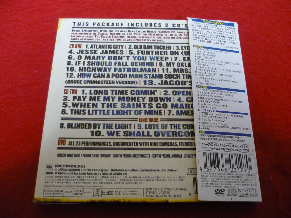 Bruce Springsteen Live in Dublin 2007 2CD DVD Commentary Lyrics Translations Use | Japansoundstore