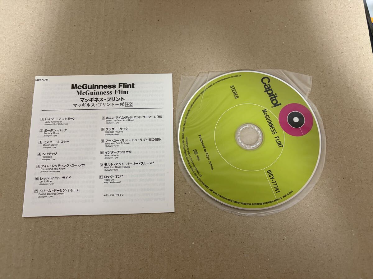 McGuinness Flint SHM-CD Paper Jacket Death +2 Used 1970s Rock Album | Japansoundstore