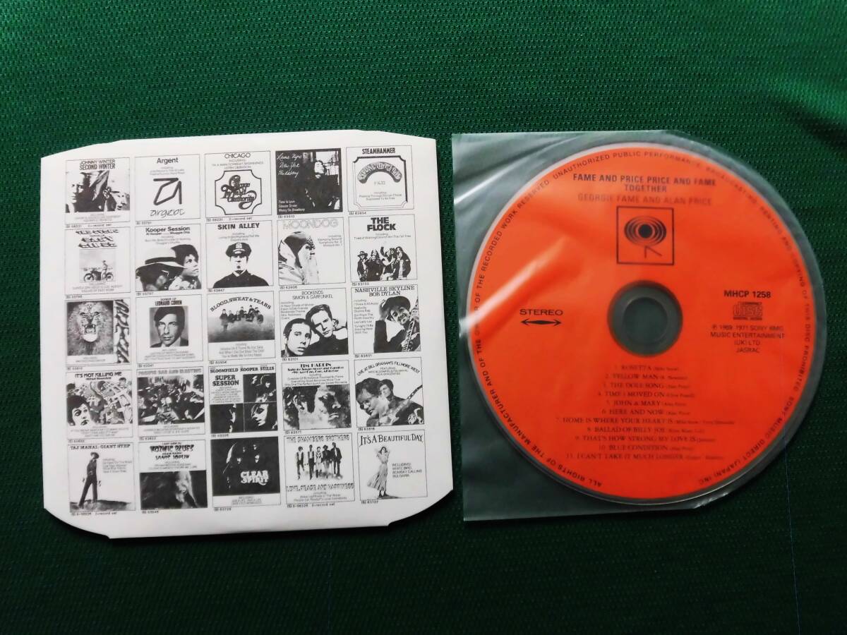 Fame & Price Collab CD 70s Mod Limited Japanese Paper Jacket Used | Japansoundstore