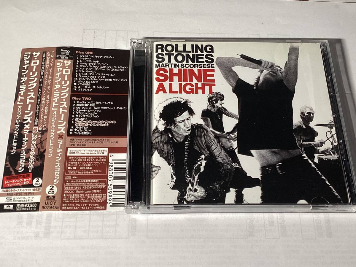 Rolling Stones Shine a Light SHM CD 2CD Remastered with Trading Card | Japansoundstore