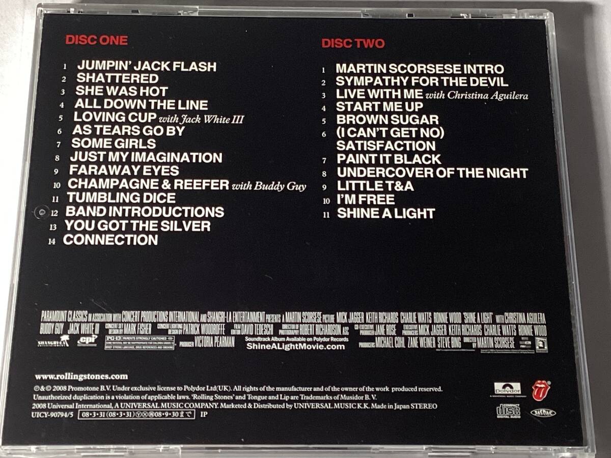 Rolling Stones Shine a Light SHM CD 2CD Remastered with Trading Card | Japansoundstore