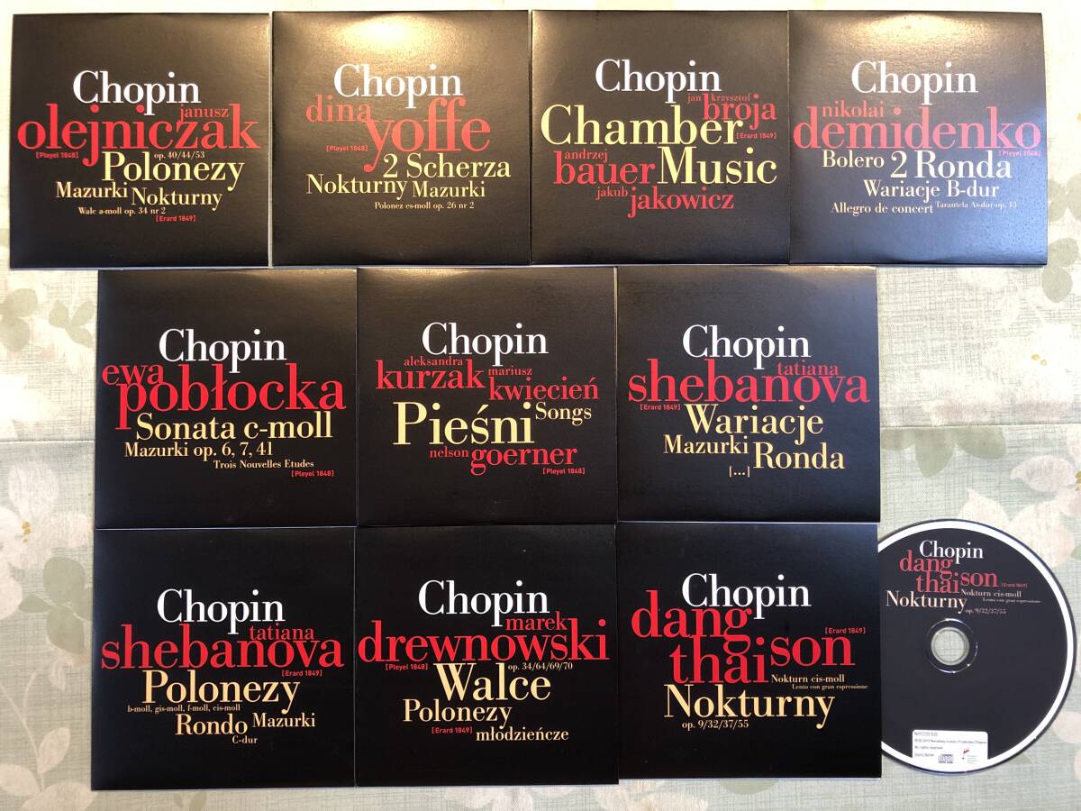 Limited NIFC Chopin Complete Works 21CD Colletion Used Piano Music | Japansoundstore