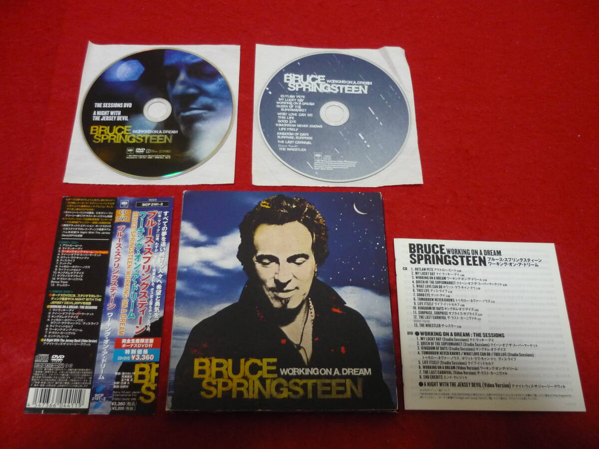 Bruce Springsteen Working on a Dream CD DVD Limited Edition Japan Paper Jacket U | Japansoundstore