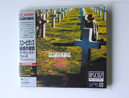 Scorpions Taken by Force CD Deluxe Edition Japan Obi 2015 Remaster Used | Japansoundstore
