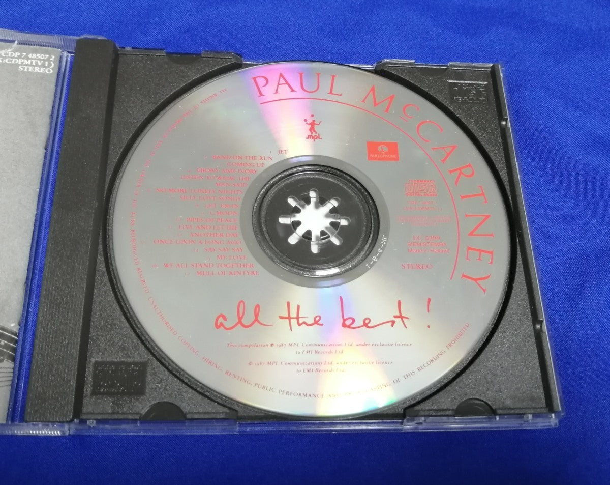 Paul McCartney All The Best CD Limited Ed Slip Case Import Good Condition | Japansoundstore