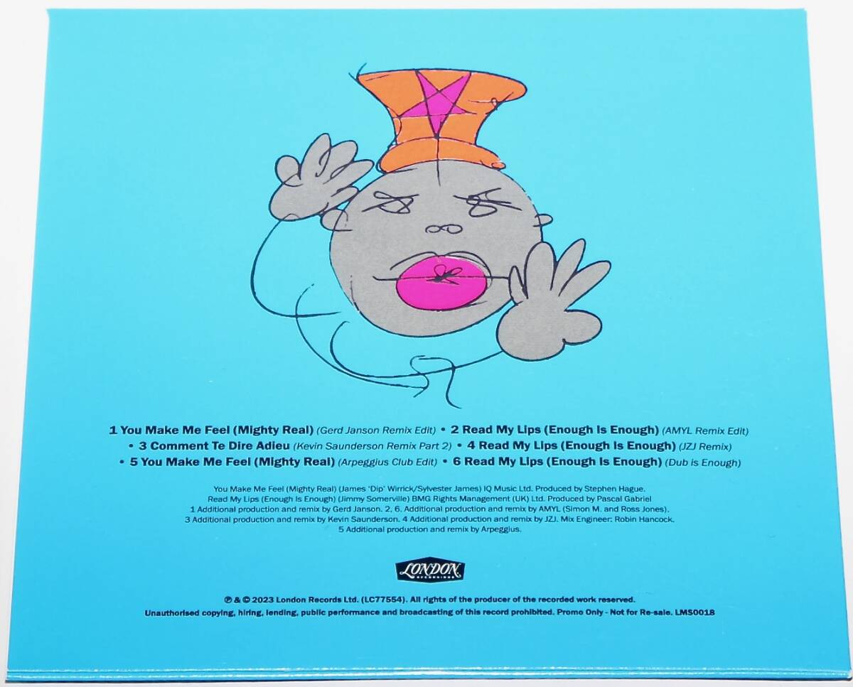 Jimmy Somerville Read My Lips 2023 Remastered 2CD EU Promo Limited Edition | Japansoundstore