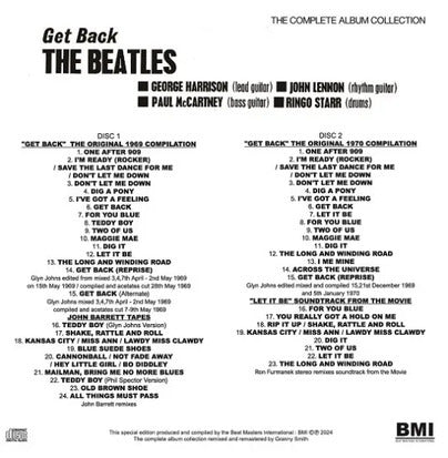 The Beatles Get Back Complete Album Collection 3CD Limited Paper Jacket | Japansoundstore
