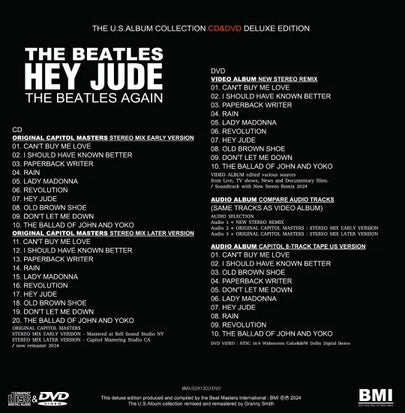 The Beatles Hey Jude US Album Collection 2CD/DVD Limited Paper Jacket Used | Japansoundstore